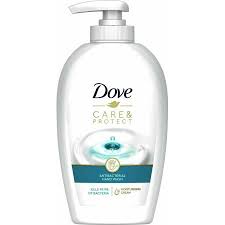 DOVE SABONETE LIQUIDO CARE & PROTECT ANTIBACTERIANO 250ML