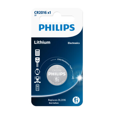 PHILIPS PILHA LITHIUM CR 2016 3V BL1