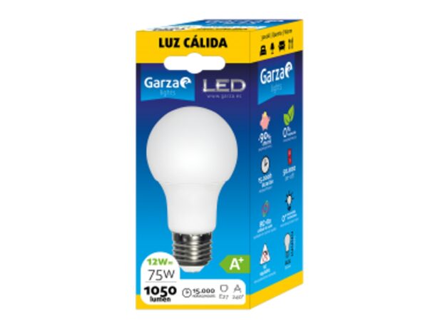 GARZA LED STD E-27 LUZ QUENTE 9,5W 30K 1060 LUMEN