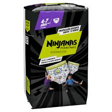 DODOT NINJAMAS CUECA UNISEXO 4-7 ANOS 13-30KG 10UNI.