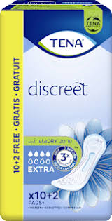 TENA DISCREET PENSO EXTRA 10+2UNI.