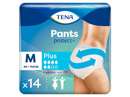 TENA PANTS PLUS PROTECT + TAM. M 14UNI.