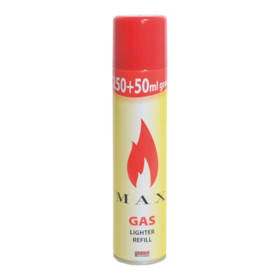 MAX CARTUCHO DE REFIL DE GÁS, 250+50ML