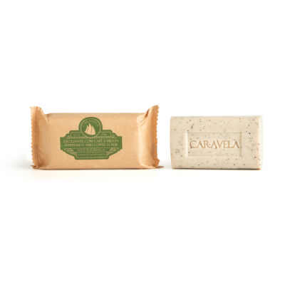 CARAVELA SABONETE ESFOLIANTE COM CAFÉ E MENTA 130GR.