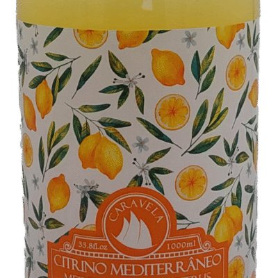 CARAVELA GEL DE BANHO CITRINO MEDITERRÂNEO C/DOSEADOR 1L