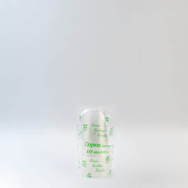 VALPORTO COPOS SUMO 220ML REUTILIZÁVEL 10UNI.