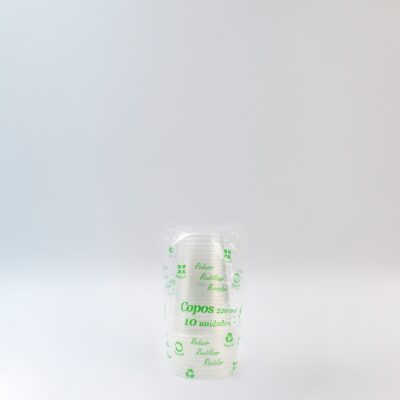 VALPORTO COPOS SUMO 220ML REUTILIZÁVEL 10UNI.
