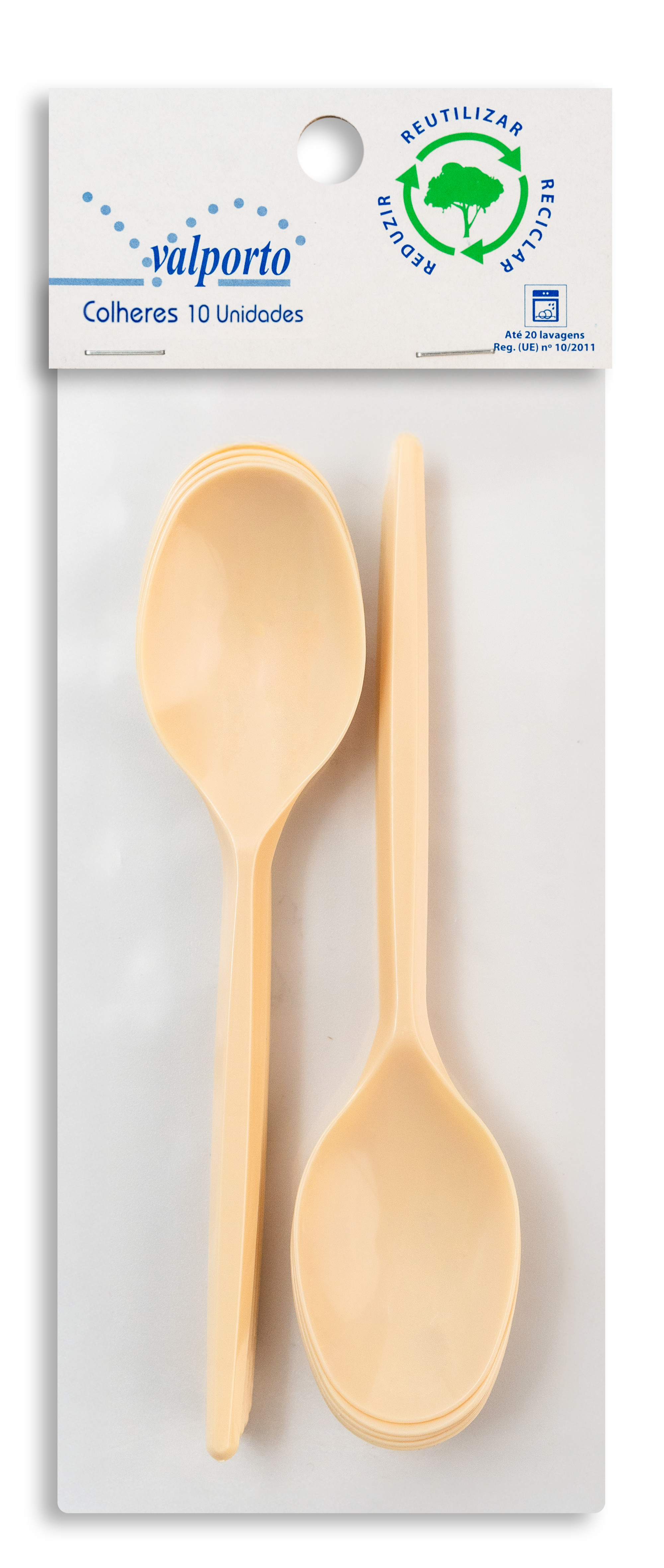 VALPORTO COLHERES REUTILIZÁVEIS 10UNI.
