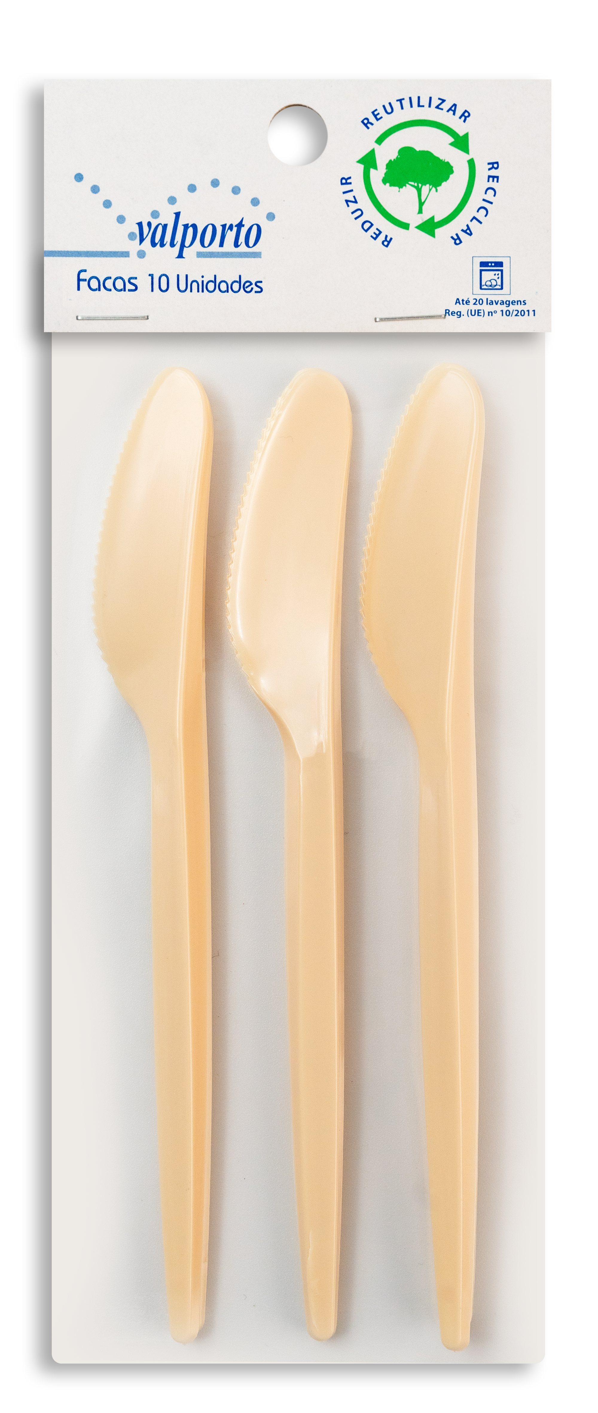 VALPORTO FACAS REUTILIZÁVEIS 10UNI.