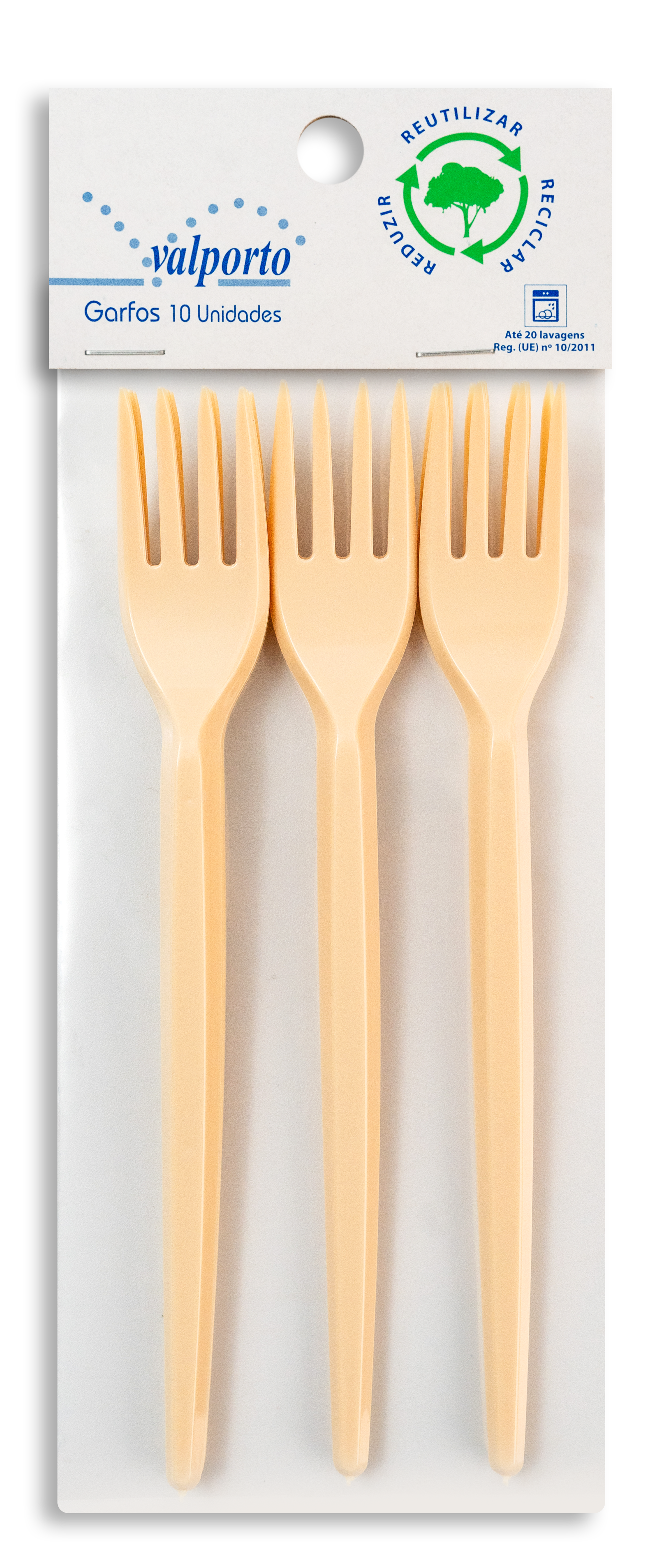 VALPORTO GARFOS REUTILIZÁVEIS 10UNI.