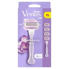 GILLETTE VENUS COMFORTGLIDE BREEZE MÁQUINA + 4 CARREGADORES