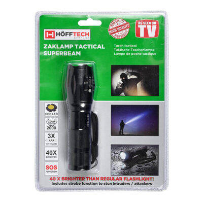 HOFFTECH LANTERNA TÁTICA DE ALUMÍNIO SUPERBEAM 5W