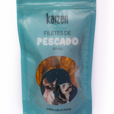 KAIZEN FILETES DE PESCADO DO SUL PARA CÃO E GATO 60GR.