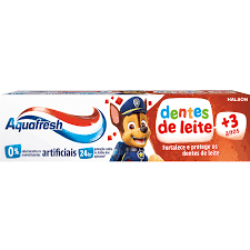 AQUAFRESH DENTIFRICO DENTES LEITE +3 ANOS 50ML