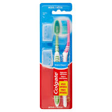 COLGATE ESCOVA EXTRA CLEAN C/ TAMPA PACK 2UNI.