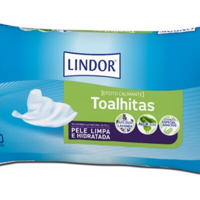 LINDOR TOALHITAS ADULTO INCONTINÊNCIA 40UNI.