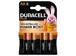 DURACELLL PILHA PLUS 150% EXTRA LIFE P. BOOST LR06 1.5V BL4