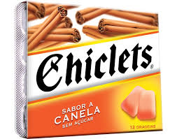 CHICLETS SABOR A CANELA SEM AÇÚCAR 16,8GR.