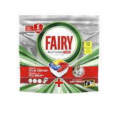 FAIRY CAPS LOIÇA PLATINA PLUS TD1 LIMÃO 186GR. 12D
