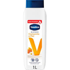 VASELINE GEL BANHO CAMOMILA E MEL 1L