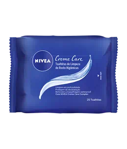 NIVEA TOALHITAS LIMPEZA CREME CARE 25UNI.