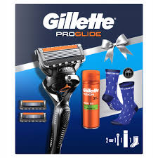 GILLETTE PACK PROGLIDE CABO+2REC+GEL+MEIAS
