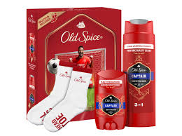 OLD SPICE PACK CAPTAIN STICK 50ML + GEL BANHO 250ML + MEIAS