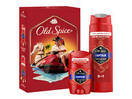 OLD SPICE PACK CAPTAIN STICK 50ML + GEL BANHO 250ML