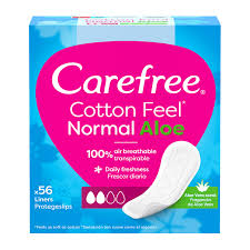 CAREFREE PENSO COTTON FEEL NORMAL ALOE 56UNI.