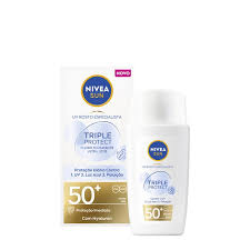 NIVEA SUN TRIPLE PROTECT FLUIDO HIDRATANTE FPS 50+  40ML